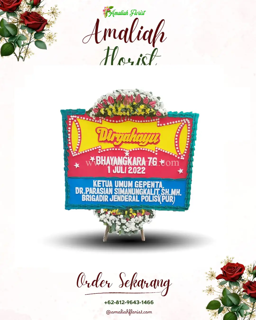 Papan Bunga HUT Ulang Tahun Simangumban